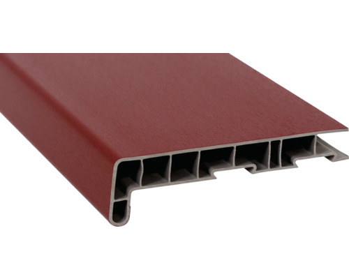 Parapet na míru PVC vnitřní s nosem Dunkelrot 308105 17/40x150 mm, délka na přání 500-5000 mm Parapet na míru PVC vnitřní s nosem Dunkelrot 308105 17/40x150 mm, délka na přání 500-5000 mm