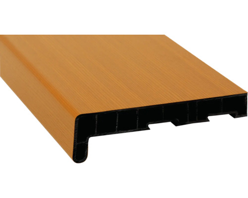 Parapet na míru PVC vnitřní s nosem Oregon IV 1192001 17/40x400 mm, délka na přání 500-5000 mm Parapet na míru PVC vnitřní s nosem Oregon IV 1192001 17/40x400 mm, délka na přání 500-5000 mm