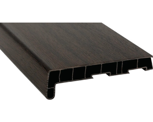 Parapet na míru PVC vnitřní s nosem Eiche Dunkel 2052089 17/40x200 mm, délka na přání 500-5000 mm Parapet na míru PVC vnitřní s nosem Eiche Dunkel 2052089 17/40x200 mm, délka na přání 500-5000 mm