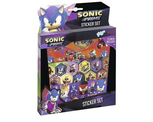 Sada samolepek Sonic Prime