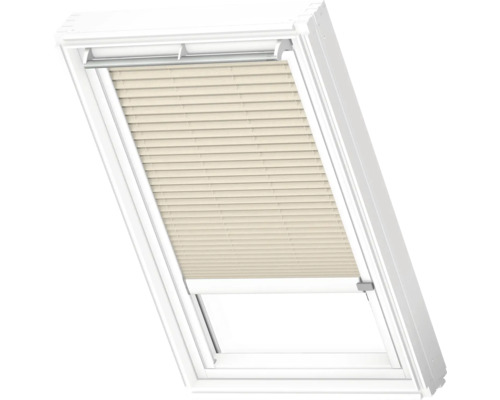 Plisé roleta na střešní okno VELUX elektrická FML PK04 1283KWL zlatá Střešní okno s plisovanou žaluzií pro regulaci světla