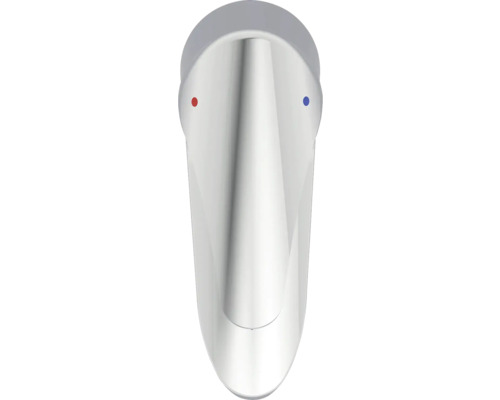 Jednopáková baterie pro umyvadlo s označením studené a teplé vody