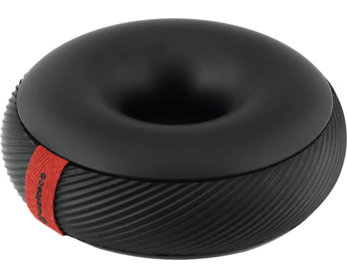 Dveřní zarážka DOORNUT Ø 106 x 42 mm, volně stojící, matná černá