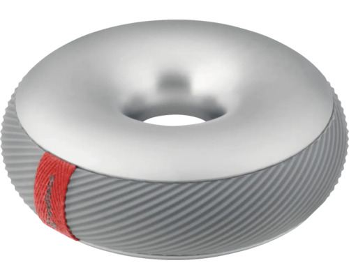 Dveřní zarážka DOORNUT Ø 106 x 42 mm, 0,83 kg, volně stojící, matný chrom