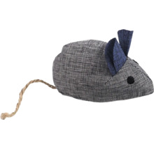 Látková myš s provázkovým ocasem