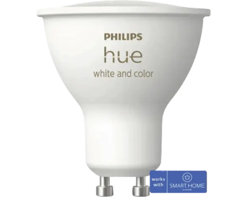 LED žárovka Philips HUE 8720169229754 RGB GU10 4,2W 400lm stmívatelná - kompatibilní se SMART HOME by hornbach Žárovka Philips Hue, stmívatelná, s kompatibilitou pro chytrou domácnost