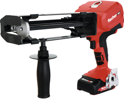 Aku vytlačovací pistole Fischer DBS, kufr Vytlačovací pistole Fischer s akumulátorem a přídavnou rukojetí