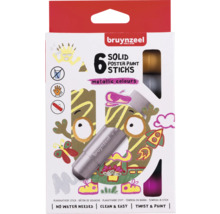 Balení šesti metalických barev Bruynzeel Holland Poster Paint Sticks