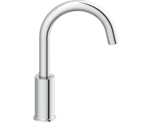 Kovová vodovodní baterie s ohnutým výtokem