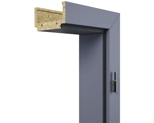 Dveřní rám s dřevěnou strukturou