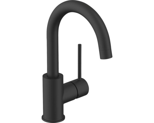 Černá kuchyňská vodovodní baterie