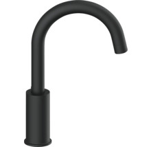 Černá vodovodní baterie s vysokým výtokem