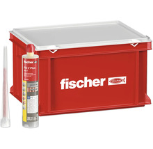 Injektážní malta Fischer FIS V Plus 300 T s příslušenstvím v červené krabici