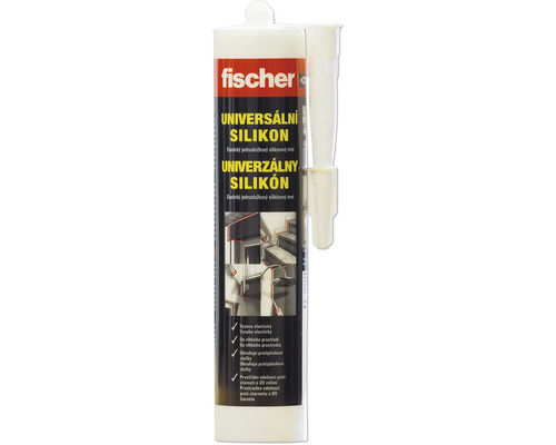 Univerzální silikon Fischer DSSI bílý 310 ml Fischer univerzální silikonová kartuše