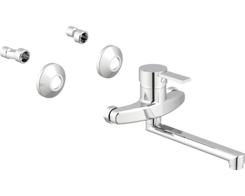 Kuchyňská baterie s příslušenstvím pro montáž na stěnu