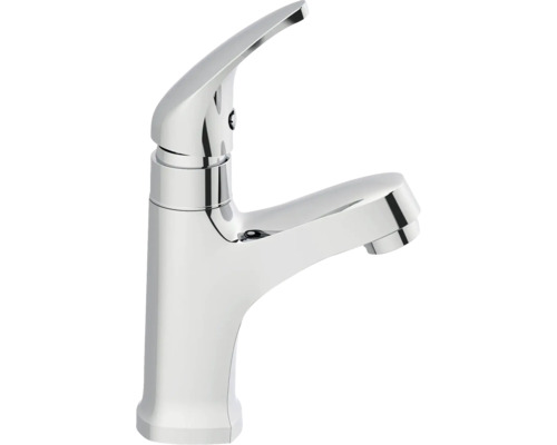 Páková směšovací baterie z chromovaného kovu