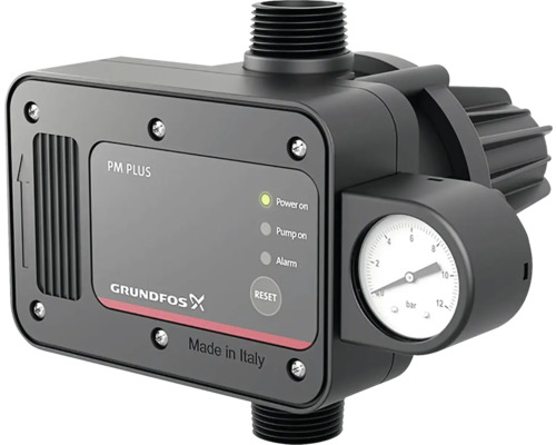 Grundfos regulátor tlaku PM Plus s manometrem