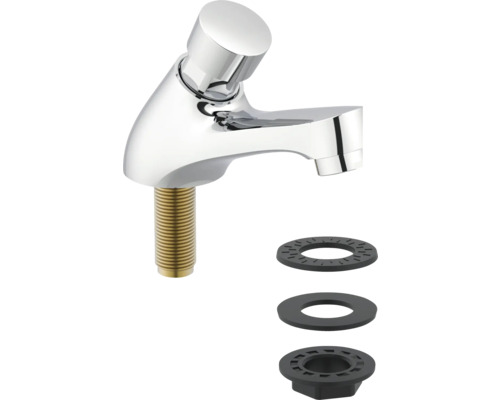 Chromová vodovodní baterie s montážním materiálem