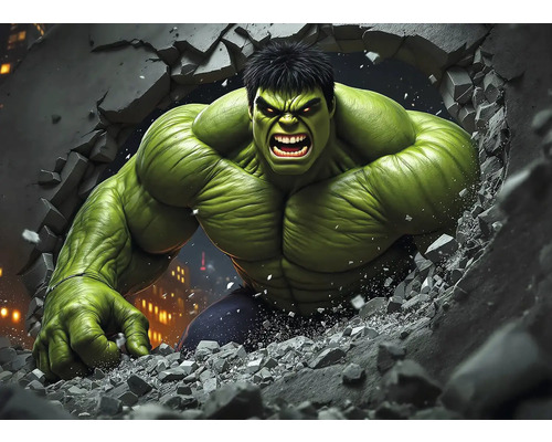 Ilustrace Hulka prorážejícího zeď sevřenou pěstí