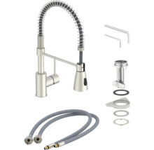 Kuchyňská baterie s funkcí sprchy a příslušenstvím