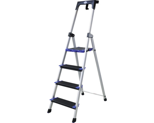 Hliníkový skládací stupínek se čtyřmi schůdky