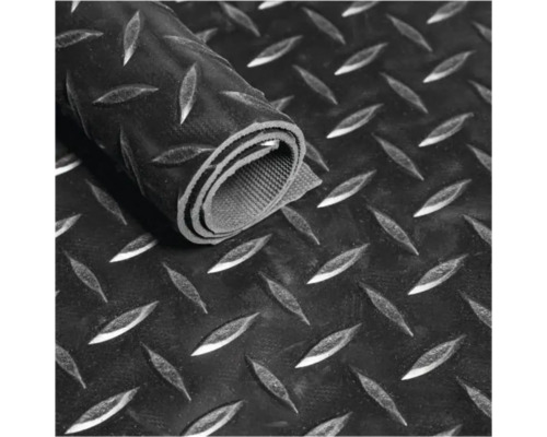 Role gumové rohože s designem slzičkového plechu