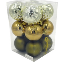 Balení vánočních koulí v různých provedeních