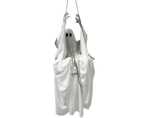 Halloweenská dekorace duch se závěsem