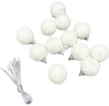 Dekorační koule s věšáky a stuhami