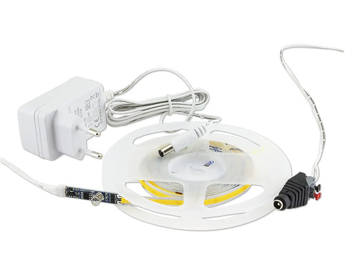 LED pásek FK technics COB 8W 1600 lm 4000 K 2 m set s dotykovým spínačem a napájecím zdrojem LED pásek s napájecím zdrojem a příslušenstvím