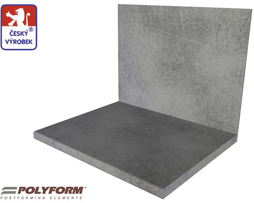 Kuchyňská pracovní deska se zadní deskou