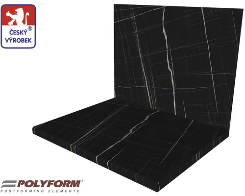 Kuchyňská pracovní deska se svislou zadní stěnou