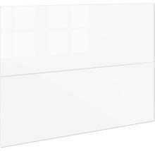 Kuchyňské čelo v lesklé bílé barvě