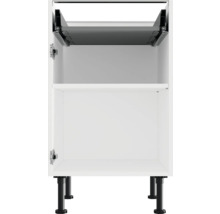 Spodní kuchyňská skříňka s výsuvem a černými nohami