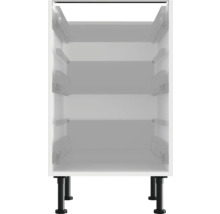 Bílá spodní kuchyňská skříňka se třemi zásuvkami