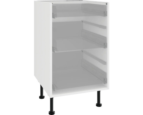 Kuchyňská spodní skříňka s černým soklem