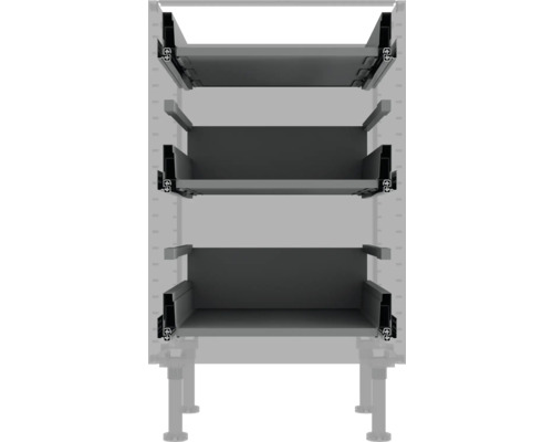 Výsuvný systém pro zásuvky v kuchyňské lince