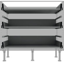 Kuchyňská skříňka se třemi zásuvkami