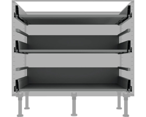 Kuchyňská skříňka se třemi zásuvkami