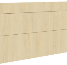 Čelo skříně se třemi zásuvkami ve vzhledu dřeva