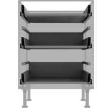 Vnitřní vybavení skříně se třemi zásuvkami