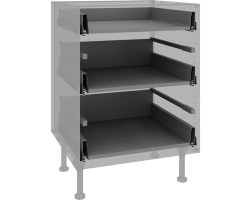 Kuchyňská spodní skříňka se třemi výsuvy