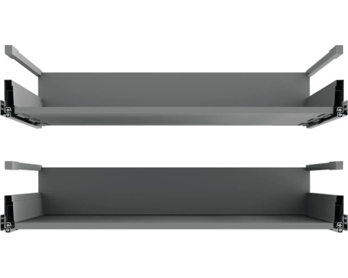 Dva zásuvkové prvky pro konstrukci kuchyní nebo nábytku.