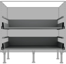 Šedá vložka do zásuvky pro kuchyňskou skříňku