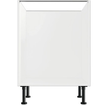 Spodní skříňka kuchyňského nábytku s černými nožičkami