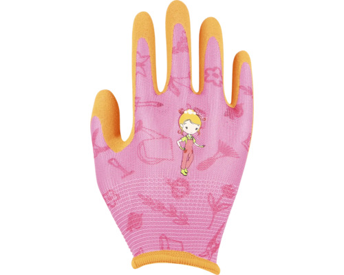 Zahradní rukavice pro děti s motivy a povrchovou úpravou