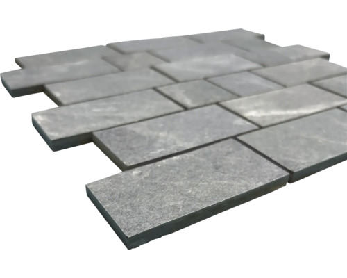 Mozaiková rohož z přírodního kamene s obdélníkovými kameny