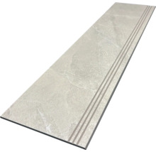 Keramický schodišťový stupeň se třemi drážkami