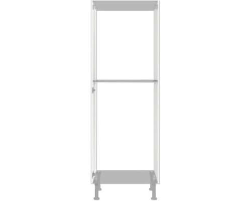 Kovový regál s policí a šatní tyčí