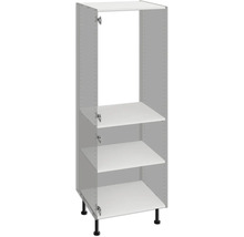 Kuchyňská skříňka se třemi policemi a černými nožičkami